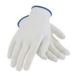 CleanTeam® Light Weight Seamless Knit Nylon Clean Environment Glove, 13 Gauge, Medium, White/Blue, 25 Dozen per Case redirect to product page